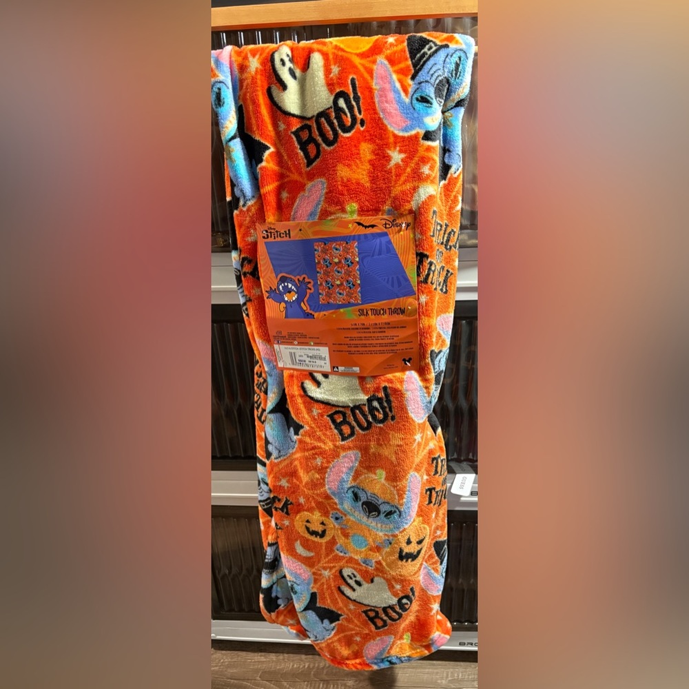 Disney stitch Halloween blanket